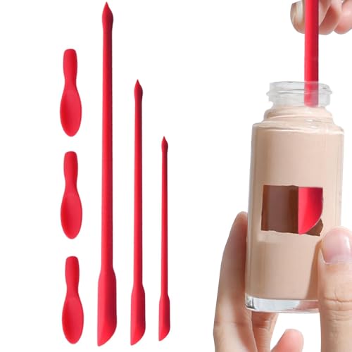 Generisch Mini-Silikonspatel | Wiederverwendbarer doppelseitiger Silikon-Löffel-Spatel | Multifunktions-Mini-Spatel-Lotion-Rührer für Lebensmittelflaschen, Schönheitsprodukte Generisch Mini-Silikonspatel | Wiederverwendbarer doppelseitiger Silikon-Löffel-Spatel | Multifunktions-Mini-Spatel-Lotion-Rührer für Lebensmittelflaschen, Schönheitsprodukte von Generisch