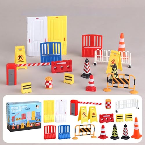 Generisch Miniatur-Zw-erg-Baustelle, Zw-erg-Zubehör-Baustelle, 17 Verkehrssicherheitseinrichtungen, Verkehrsspielzeug, Verkehrsschilder, pädagogisches Spielset für Kinder Generisch Miniatur-Zw-erg-Baustelle, Zw-erg-Zubehör-Baustelle, 17 Verkehrssicherheitseinrichtungen, Verkehrsspielzeug, Verkehrsschilder, pädagogisches Spielset für Kinder von Generisch