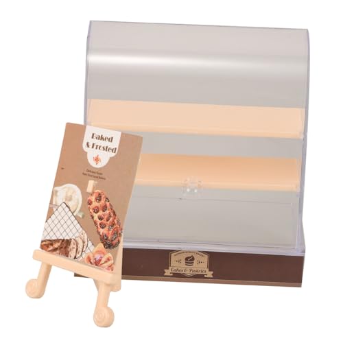 Generisch Miniatur-lebensmittelschrank Und Puppenhaus-kuchenschrank, Vitrine, Vitrine, Miniatur-bäckerei, Durchsichtige Für Figuren, Für Puppenhaus-zubehör Generisch Miniatur-lebensmittelschrank Und Puppenhaus-kuchenschrank, Vitrine, Vitrine, Miniatur-bäckerei, Durchsichtige Für Figuren, Für Puppenhaus-zubehör von Generisch