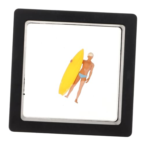 Generisch Miniatur-surfmodell Miniaturmenschen Sportstatue-skulptur Surfende Actionfiguren Menschen Figuren Surfer-bücherregal- Strandminiaturen Zum Basteln Mini-Leute Harz von Generisch