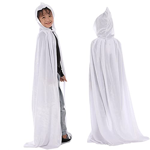 Generisch Mittelalter Cloak Kapuzenumhang, Junge,Mädchen Halloween Vampir Kostüm Lang Samt Cape mit Kapuze, Umhang Kostüm Mantel Halloween Weihnachten Karneval Kostüm Generisch Mittelalter Cloak Kapuzenumhang, Junge,Mädchen Halloween Vampir Kostüm Lang Samt Cape mit Kapuze, Umhang Kostüm Mantel Halloween Weihnachten Karneval Kostüm von Generisch