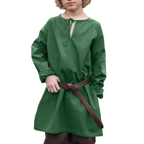 Generisch Mittelalter Hemd Jungen Vintage-Kostüm Wikinger Ritterkostüm Mittelalter Kostüm Tunika Rittertunika Baumwolle Piratenhemd Schnürhemd Hemd Traditioneller Retro Freizeithemden Generisch Mittelalter Hemd Jungen Vintage-Kostüm Wikinger Ritterkostüm Mittelalter Kostüm Tunika Rittertunika Baumwolle Piratenhemd Schnürhemd Hemd Traditioneller Retro Freizeithemden von Generisch