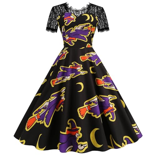 Generisch Mittelalter Kleid Halloween Kostüm Damen Hexe Große Größen Mittelalter Dress Halloweenkostüm Hexenkleid Curvy Gothikkleider Oberteil Elegant Renaissance Goth Kleidung 2#violet foncé XXL Generisch Mittelalter Kleid Halloween Kostüm Damen Hexe Große Größen Mittelalter Dress Halloweenkostüm Hexenkleid Curvy Gothikkleider Oberteil Elegant Renaissance Goth Kleidung 2#violet foncé XXL von Generisch
