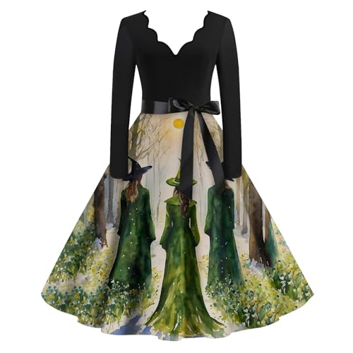 Generisch Mittelalter Kleid Halloween Kostüm Damen Hexe Große Größen Übergröße Hexenkleid Halloweenkostüm Dress Elegant Gothikkleider Oberteil Goth Renaissance Adult Kleidung 2#grün S Generisch Mittelalter Kleid Halloween Kostüm Damen Hexe Große Größen Übergröße Hexenkleid Halloweenkostüm Dress Elegant Gothikkleider Oberteil Goth Renaissance Adult Kleidung 2#grün S von Generisch