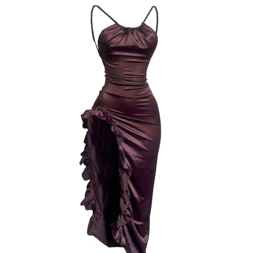 Generisch Mittelalter Kleidung Damen, Mittelalter Kostüm Damen, Frauen Renaissance Feste Farbe Retro -Spitze hoher Taille Kleid Fasching Karneval Bierfestival Halloween Kostüm von Generisch