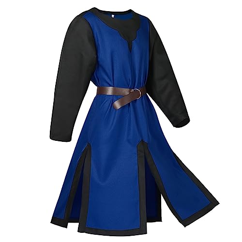 Generisch Mittelalter Kleidung Herren, Kreuzritter Ritter Kostüm Wikinger Tunika Tempelritter Cosplay Outfits, Mittelalter Kostüm Herren Edel Tunika für Karneval Halloween Partys Generisch Mittelalter Kleidung Herren, Kreuzritter Ritter Kostüm Wikinger Tunika Tempelritter Cosplay Outfits, Mittelalter Kostüm Herren Edel Tunika für Karneval Halloween Partys von Generisch