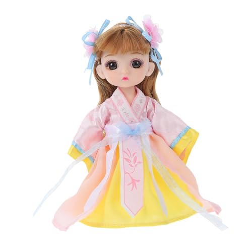 Generisch Mittherbstfest-Puppe Realistische Babypuppe Mädchen Wiedergeborene Babypuppen Puppenspielzeug Süße Babypuppe Kinderspielzeug Kostüm Puppe Vinyl Rosa von Generisch