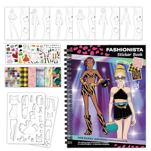 Generisch Mode Stickerbuch | Wiederablösbares Mal Und Aktivitätsbuch | Interaktives Lernspielzeug Für Kinder Ab 3 Jahren Mädchen Lehrer Zuhause Reise Spielzeit Generisch Mode Stickerbuch | Wiederablösbares Mal Und Aktivitätsbuch | Interaktives Lernspielzeug Für Kinder Ab 3 Jahren Mädchen Lehrer Zuhause Reise Spielzeit von Generisch
