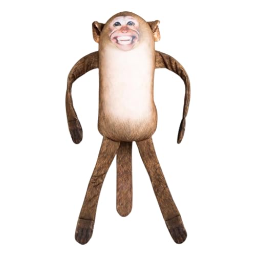 Generisch Monkey Stuffed Animal, Mouth Open Monkey Plush Doll, Cute Nursery Decor, Soft and Cuddly Hugging Sleeping Pillow, Fun Prank Props for Kids, Girls, Boys, Cozy Playtime Buddy Generisch Monkey Stuffed Animal, Mouth Open Monkey Plush Doll, Cute Nursery Decor, Soft and Cuddly Hugging Sleeping Pillow, Fun Prank Props for Kids, Girls, Boys, Cozy Playtime Buddy von Generisch