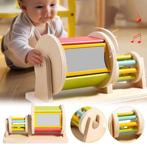 Generisch Montessori Spielzeug ab 6 Monate, Holzspielzeug Baby, Wooden Holz Spinning Drum Toys, Spinntrommel für Babys 1 Jahre Alt, für Mädchen, Kleinkinder Geschenk Kinderspielzeug Generisch Montessori Spielzeug ab 6 Monate, Holzspielzeug Baby, Wooden Holz Spinning Drum Toys, Spinntrommel für Babys 1 Jahre Alt, für Mädchen, Kleinkinder Geschenk Kinderspielzeug von Generisch