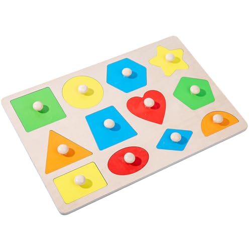 Generisch Multi Form Holzpuzzle,Geometrische passende Spielzeuge Kleinkinder Spielzeug - Kleinkind Puzzles Buntes Form passendes Brettspiel Generisch Multi Form Holzpuzzle,Geometrische passende Spielzeuge Kleinkinder Spielzeug - Kleinkind Puzzles Buntes Form passendes Brettspiel von Generisch