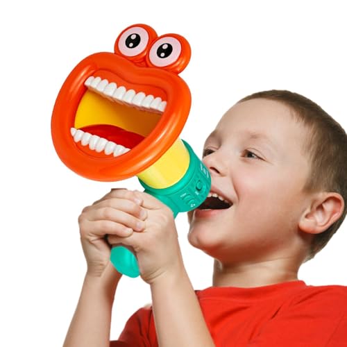 Generisch Multi-Voice-Changer-Spielzeug - Lustiges Stimmveränderndes Spielzeug für Kinder - Buntes Sprachwechsler-Megaphon-Rollen-Cosplay-Spielzeug, Party-Streich-Spielzeug, Sprachwechsler für Kinder von Generisch
