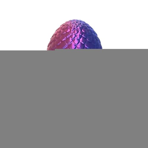 Generisch Mystery Dragon Egg, drachenei mit Drache, dracheneier 3D gedruckte dracheneier, kristall Drache im Ei, 3D-Gedruckter Drache, Drachen Spielzeug Geschenk für Jungen, mädchen von Generisch