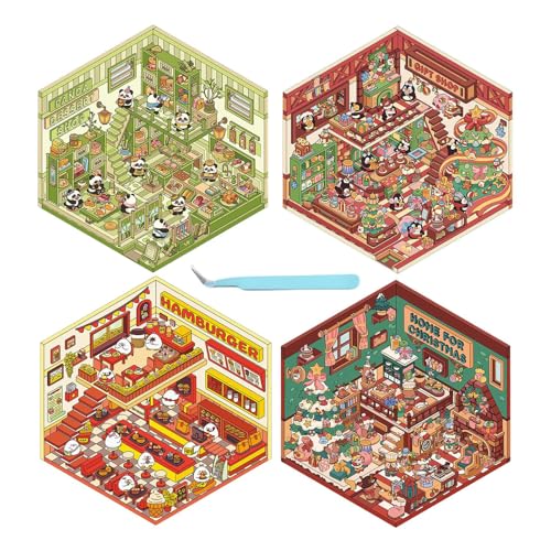 Generisch Nettes Cartoon -Aufkleber -Set - Lustige Miniatur -Szenenaufkleber, Verspielte Wandkunst | Kreative Room Decoration Sticker Collection, Lebendiges Charakter Design Pack Für Mädchen Sc Generisch Nettes Cartoon -Aufkleber -Set - Lustige Miniatur -Szenenaufkleber, Verspielte Wandkunst | Kreative Room Decoration Sticker Collection, Lebendiges Charakter Design Pack Für Mädchen Sc von Generisch