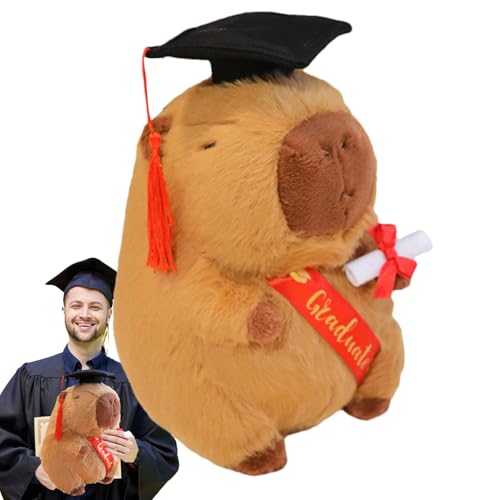 Generisch Niedliche Capybara Plüsch, Capybara Plüsch klein, 2025 schöne Capybara -Abschlussdekorationen Plüsch, Umarme Puppen -Doktorandenhuttier für College High School Vorschulfoto Requisiten Generisch Niedliche Capybara Plüsch, Capybara Plüsch klein, 2025 schöne Capybara -Abschlussdekorationen Plüsch, Umarme Puppen -Doktorandenhuttier für College High School Vorschulfoto Requisiten von Generisch