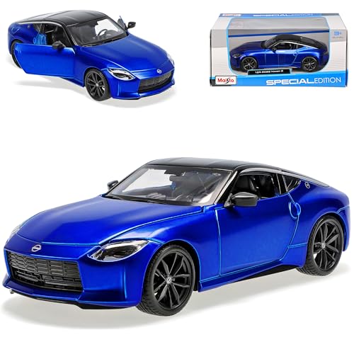 Generisch Nisan 400Z Fairlady Coupe Blau Ab 2022 1/24 Modell Auto von Generisch