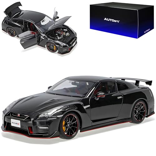Generisch Nisan Skyline R35 GT-R Coupe Nismo Special Edition Schwarz Ab 2008 77504 1/18 AutoArt Modell Auto von Generisch