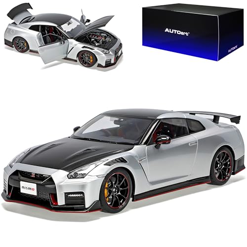 Generisch Nisan Skyline R35 GT-R Coupe Nismo Special Edition Silber Ab 2008 77503 1/18 AutoArt Modell Auto Generisch Nisan Skyline R35 GT-R Coupe Nismo Special Edition Silber Ab 2008 77503 1/18 AutoArt Modell Auto von Generisch