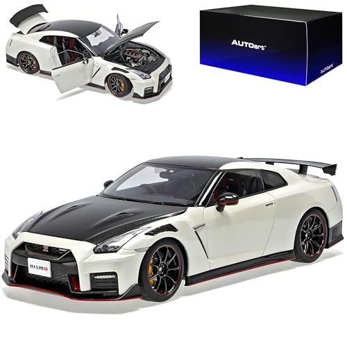 Generisch Nisan Skyline R35 GT-R Coupe Nismo Special Edition Weiss Ab 2008 77501 1/18 AutoArt Modell Auto Generisch Nisan Skyline R35 GT-R Coupe Nismo Special Edition Weiss Ab 2008 77501 1/18 AutoArt Modell Auto von Generisch