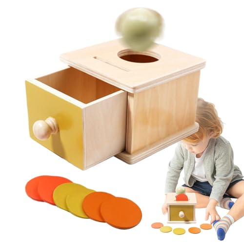 Generisch Object Permanence Toys, Children Early Learning Game, 4.33x4.33x3.27in Colorful Multiple Shape Puzzles Drawer Toys, Preschool Educational Learning Activity for 1 Year Old and Up Generisch Object Permanence Toys, Children Early Learning Game, 4.33x4.33x3.27in Colorful Multiple Shape Puzzles Drawer Toys, Preschool Educational Learning Activity for 1 Year Old and Up von Generisch