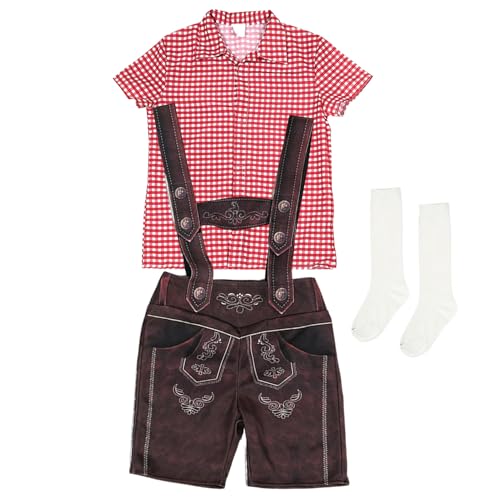 Generisch Oktoberfest Kinderkostüm - Halloween Party Verkleidung | Festkleidung Für Umzüge Kindergarten Familienfeste Kinderfeste Generisch Oktoberfest Kinderkostüm - Halloween Party Verkleidung | Festkleidung Für Umzüge Kindergarten Familienfeste Kinderfeste von Generisch