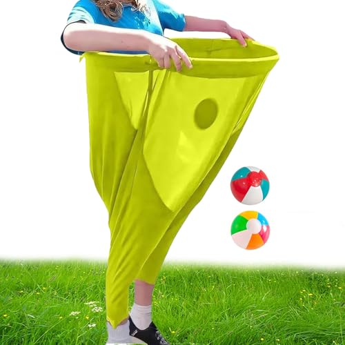 Generisch Oma Hosen Spiel Im Garten & Oma Hosen Partyrausch, Riesige Wurfspiele Mit 2 Hüpfbällen – Kartoffelsack Wettlauf, Gruppen Ballspiel, Ideal Für Familientreffen, Kindergeburtstag, Feldparty von Generisch