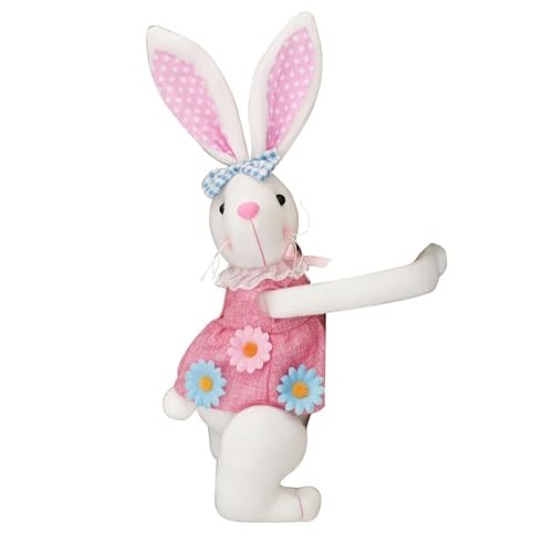 Generisch Osterhase Umarmung Puppe Paar süße Umarmung Vase Puppe Atmosphäre Dekoration Anhänger Lernspielzeug Plüschtier (40cm) von Generisch