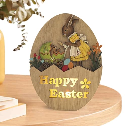 Generisch Ostern-Mittelstück-Tischationen,Ostern-Tischationen aus, Holzschnitzerei Schild, Nachtlicht, niedliche, Exquisite Tischation für Schränke, Tische, Kamine Generisch Ostern-Mittelstück-Tischationen,Ostern-Tischationen aus, Holzschnitzerei Schild, Nachtlicht, niedliche, Exquisite Tischation für Schränke, Tische, Kamine von Generisch