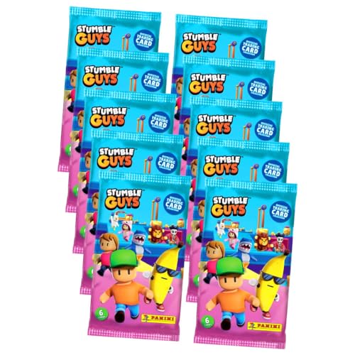 Generisch Panini Stumble Guys Karten Serie 1 - Sammelkarten Trading Cards (2024) - 10 Booster von Generisch
