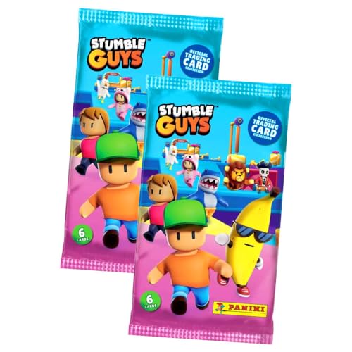 Generisch Panini Stumble Guys Karten Serie 1 - Sammelkarten Trading Cards (2024) - 2 Booster von Generisch