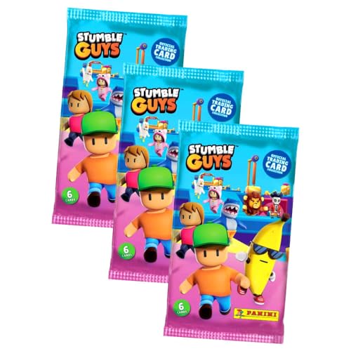 Generisch Panini Stumble Guys Karten Serie 1 - Sammelkarten Trading Cards (2024) - 3 Booster von Generisch