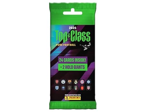 Panini Top Class 2024 Trading Cards - 1x Fat Pack Booster je 24x Sammelkarten + 2X Holo Giant Karten Panini Top Class 2024 Trading Cards - 1x Fat Pack Booster je 24x Sammelkarten + 2X Holo Giant Karten von Generisch