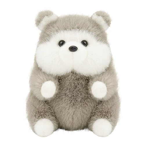 Generisch Papierpuppen Niedliches Welpenspielzeug Shiba Inu Bomei Hundepuppe Kinderpartner Simulation Welpenpuppe Puppenwagen Holz (A, 17cm) von Generisch