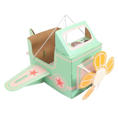 Generisch Pappe Flugzeugkostüm - Toy Cardboard -Flugzeug - Wearable -Flugzeug, Das Montiert Werden Soll | Mit Den Eltern Zu Färben Und Zu Interagieren | Finanzspiel | Schule | Asyl Und Zuhause Generisch Pappe Flugzeugkostüm - Toy Cardboard -Flugzeug - Wearable -Flugzeug, Das Montiert Werden Soll | Mit Den Eltern Zu Färben Und Zu Interagieren | Finanzspiel | Schule | Asyl Und Zuhause von Generisch