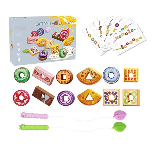 Generisch Perlen Und Schnur | Eltern-Kind Interaktives Spiel | STEM Obst Gemüse Fädelspiel für Vorschule er Lernspielzeug für Zuhause Kindergarten Reisen Auto Kinder Generisch Perlen Und Schnur | Eltern-Kind Interaktives Spiel | STEM Obst Gemüse Fädelspiel für Vorschule er Lernspielzeug für Zuhause Kindergarten Reisen Auto Kinder von Generisch