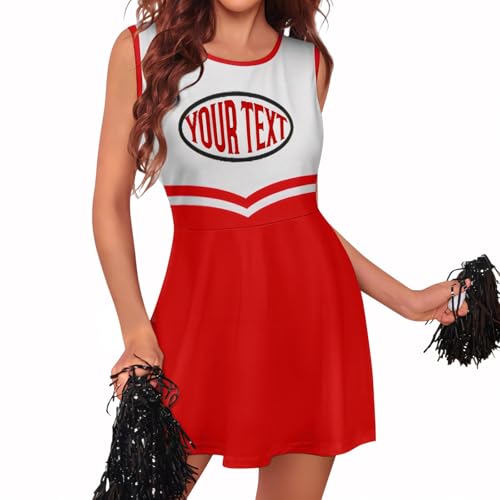 Generisch Personalisiert Cheerleader Kostüm Damen,Cheerleading Outfit mit Ihr Text Name Foto,High School Cheerleader Kostüm,Kostüm Cheerleader für Karneval Mottoparty Generisch Personalisiert Cheerleader Kostüm Damen,Cheerleading Outfit mit Ihr Text Name Foto,High School Cheerleader Kostüm,Kostüm Cheerleader für Karneval Mottoparty von Generisch