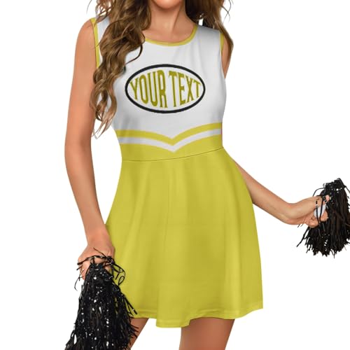Generisch Personalisiert Cheerleader Kostüm Damen,Cheerleading Outfit mit Ihr Text Name Foto,High School Cheerleader Kostüm,Kostüm Cheerleader für Karneval Mottoparty Generisch Personalisiert Cheerleader Kostüm Damen,Cheerleading Outfit mit Ihr Text Name Foto,High School Cheerleader Kostüm,Kostüm Cheerleader für Karneval Mottoparty von Generisch