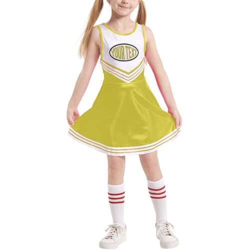 Generisch Personalisiert Cheerleader Kostüm Kinder Mädchen, Kinderkostüm Cheerleadering Outfit Mädchen Schulkind Uniform für Karneval Fasching Party Verkleidung Cosplay Generisch Personalisiert Cheerleader Kostüm Kinder Mädchen, Kinderkostüm Cheerleadering Outfit Mädchen Schulkind Uniform für Karneval Fasching Party Verkleidung Cosplay von Generisch