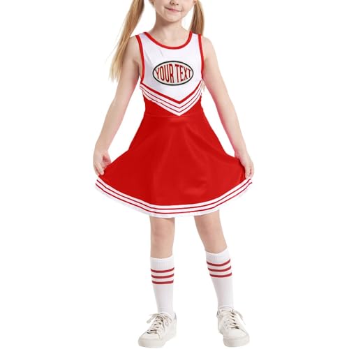 Generisch Personalisiert Cheerleader Kostüm Kinder Mädchen, Kinderkostüm Cheerleadering Outfit Mädchen Schulkind Uniform für Karneval Fasching Party Verkleidung Cosplay Generisch Personalisiert Cheerleader Kostüm Kinder Mädchen, Kinderkostüm Cheerleadering Outfit Mädchen Schulkind Uniform für Karneval Fasching Party Verkleidung Cosplay von Generisch
