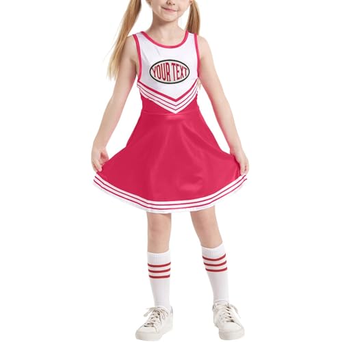 Generisch Personalisiert Cheerleader Kostüm Kinder Mädchen, Kinderkostüm Cheerleadering Outfit Mädchen Schulkind Uniform für Karneval Fasching Party Verkleidung Cosplay Generisch Personalisiert Cheerleader Kostüm Kinder Mädchen, Kinderkostüm Cheerleadering Outfit Mädchen Schulkind Uniform für Karneval Fasching Party Verkleidung Cosplay von Generisch