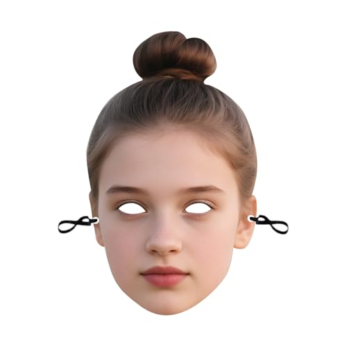 Generisch Personalisierte Papiermasken zum Basteln,Lustige Gesicht Verkleidung mit Eigenem Foto,Halloween Masken,Maskerade für Partys (Orbitalöffnung) von Generisch