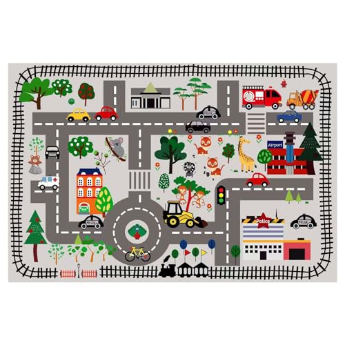 Generisch Play Mats, Kids Sensory Activity Rug, Educational Toys Imaginative Learning, Non Slip City Scene Rug, Foldable Carpet for Crawling and Floor Activities, Playroom Use, 31543.31 Inch Generisch Play Mats, Kids Sensory Activity Rug, Educational Toys Imaginative Learning, Non Slip City Scene Rug, Foldable Carpet for Crawling and Floor Activities, Playroom Use, 31543.31 Inch von Generisch