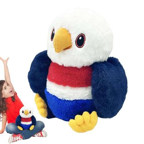 Plüsch -Adlerspielzeug für Kinder, Eagle Plüschspielzeug, Plüschadlerfigur, Bequeme Touch Stoffed Animal Doll für Wohnzimmer, Schlafzimmer, Tisch, Studium oder Kindergarten Plüsch -Adlerspielzeug für Kinder, Eagle Plüschspielzeug, Plüschadlerfigur, Bequeme Touch Stoffed Animal Doll für Wohnzimmer, Schlafzimmer, Tisch, Studium oder Kindergarten von Generisch