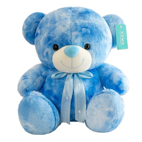 Generisch Plüsch - en gefüllte Tiere | Kuschelnd sitzend Bär Bunte Plüschspielzeug | Buntes Spielzeugbär kuscheliger Tiere, Kinder Erwachsene hautfreundliche Kissen Huggable für Schlafzimmer von Generisch