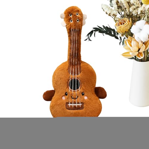 Generisch Plüschgitarre Spielzeug - Sammelbares Musikinstrument Stofftier - Weiches Schlafkissen Für Mädchen Erwachsene Generisch Plüschgitarre Spielzeug - Sammelbares Musikinstrument Stofftier - Weiches Schlafkissen Für Mädchen Erwachsene von Generisch