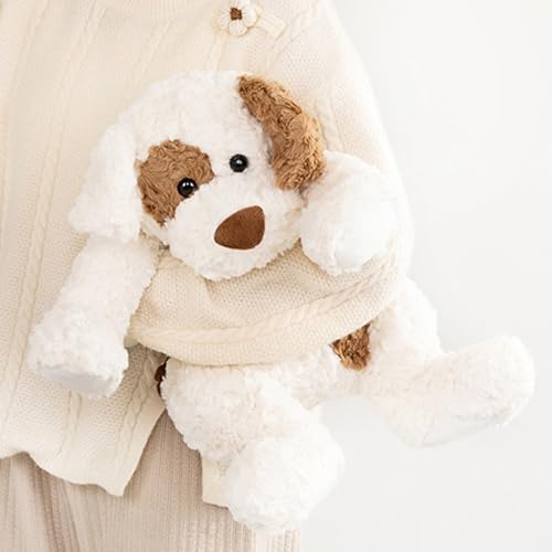 Generisch Plüschtier Lebensechtes Hundespielzeug, Schlabbertier-Welpe (weiche, knuddelige Puppe für Kinder Hunde zum Spielen) Verkleidung (A, 36cm) von Generisch