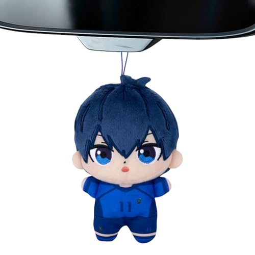 Generisch Plüschtiere,Blaue Anime-Spielfiguren - Sammelbare Hautfreundliche Kuschelfreunde Für Kinder Mädchen Deko Wohnzimmer von Generisch