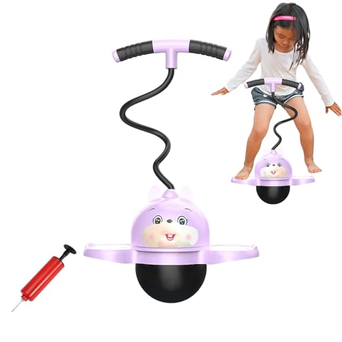 Generisch Pogo-Ball für Kinder,Pogo-Hüpfball - Cartoon-Pogo-Pullover für Kinder | Niedlicher Pogo-Pullover für Unterhaltung, verschleißfester Hüpfball für das Rumpftraining von Generisch