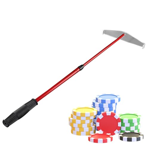 Generisch Pokerchip-Push, Pokerchip-Sammler - Einziehbarer -Stick-Schieber | -Sammelharke, Zubehör Metall, Chips-Harrow-Sammler, tragbarer Würfel-Putter-Stick Generisch Pokerchip-Push, Pokerchip-Sammler - Einziehbarer -Stick-Schieber | -Sammelharke, Zubehör Metall, Chips-Harrow-Sammler, tragbarer Würfel-Putter-Stick von Generisch