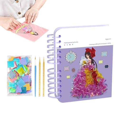 Generisch Poking Art Kit, Princess Craft Set mit Aufklebern und Farbe für Mädchen, kreatives DIY -Poking -Aktivitätsspielzeug für Kindergarten- und Kindergartenkinder, Bildungsreisekünste Kits Generisch Poking Art Kit, Princess Craft Set mit Aufklebern und Farbe für Mädchen, kreatives DIY -Poking -Aktivitätsspielzeug für Kindergarten- und Kindergartenkinder, Bildungsreisekünste Kits von Generisch